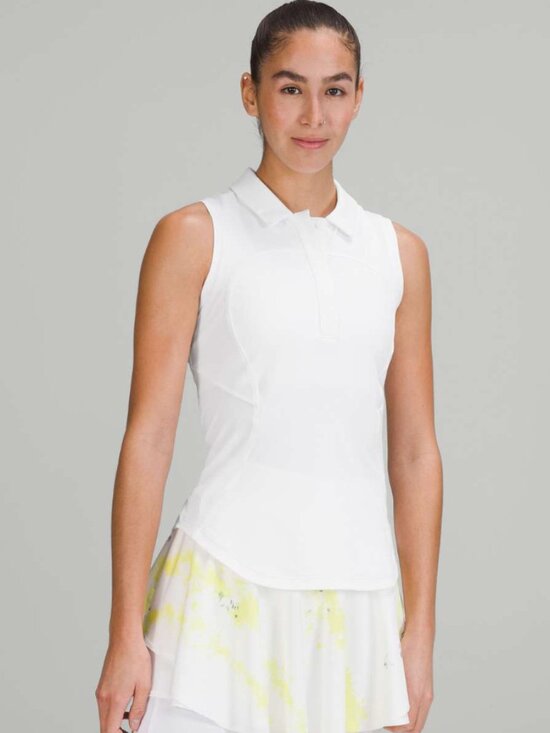lululemon athletica Tops - Lululemon Quick-Drying Sleeveless Polo Shirt, Size 10